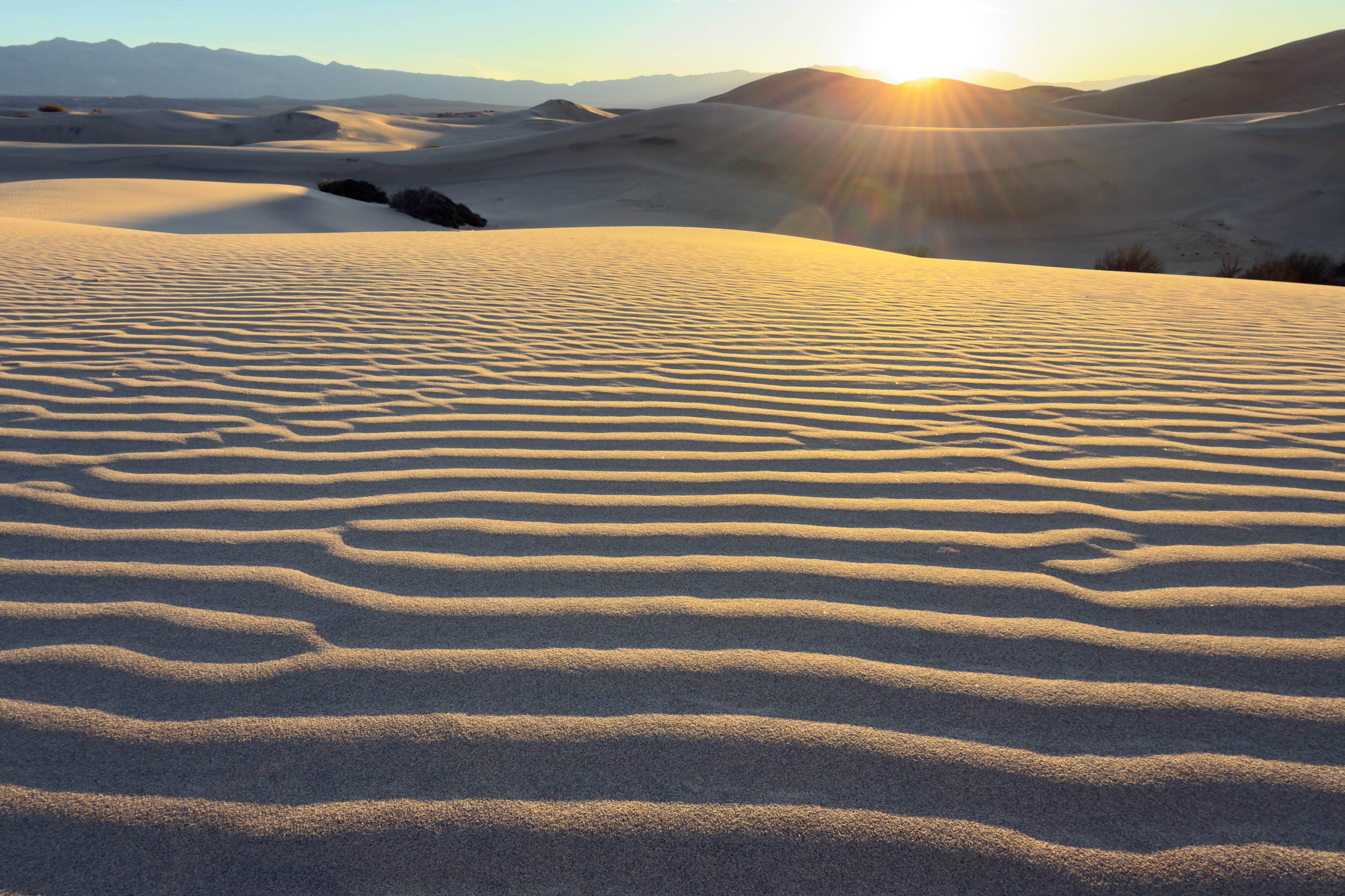 Wind ripples in Death Valley